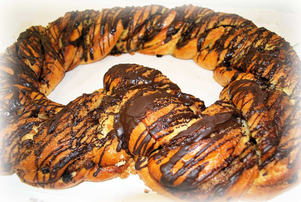 Rosina-õunakringel šokolaadimaitselise glasuuriga 1 kg