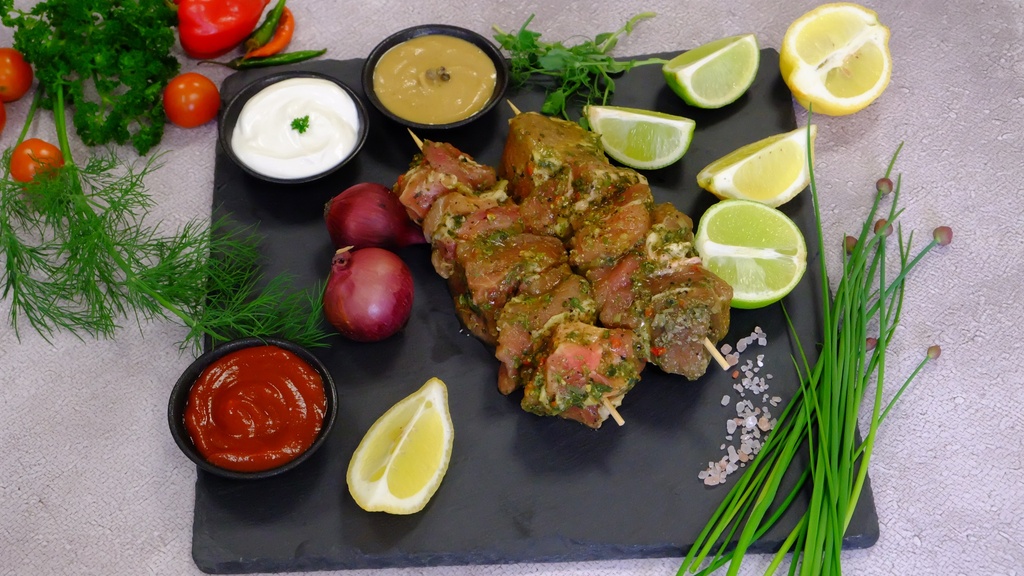 Šašlõkk rohelises marinaadis 1 kg ämbris
