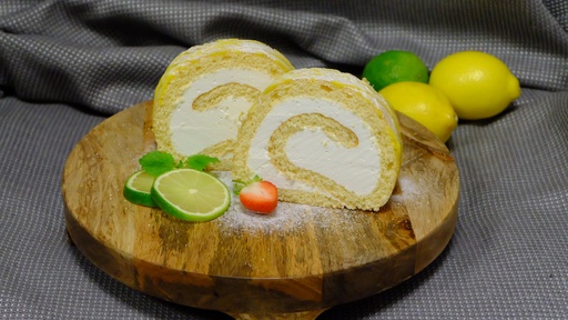 [11081] Rullbiskviit koorese sidrunikreemiga KG